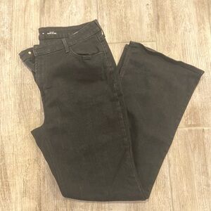 High rise wow flare old navy black jeans size 14
